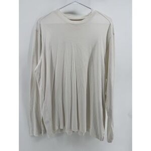 Tommy Bahama Men's Long Sleeve T Shirt Pima Cotton Modal White